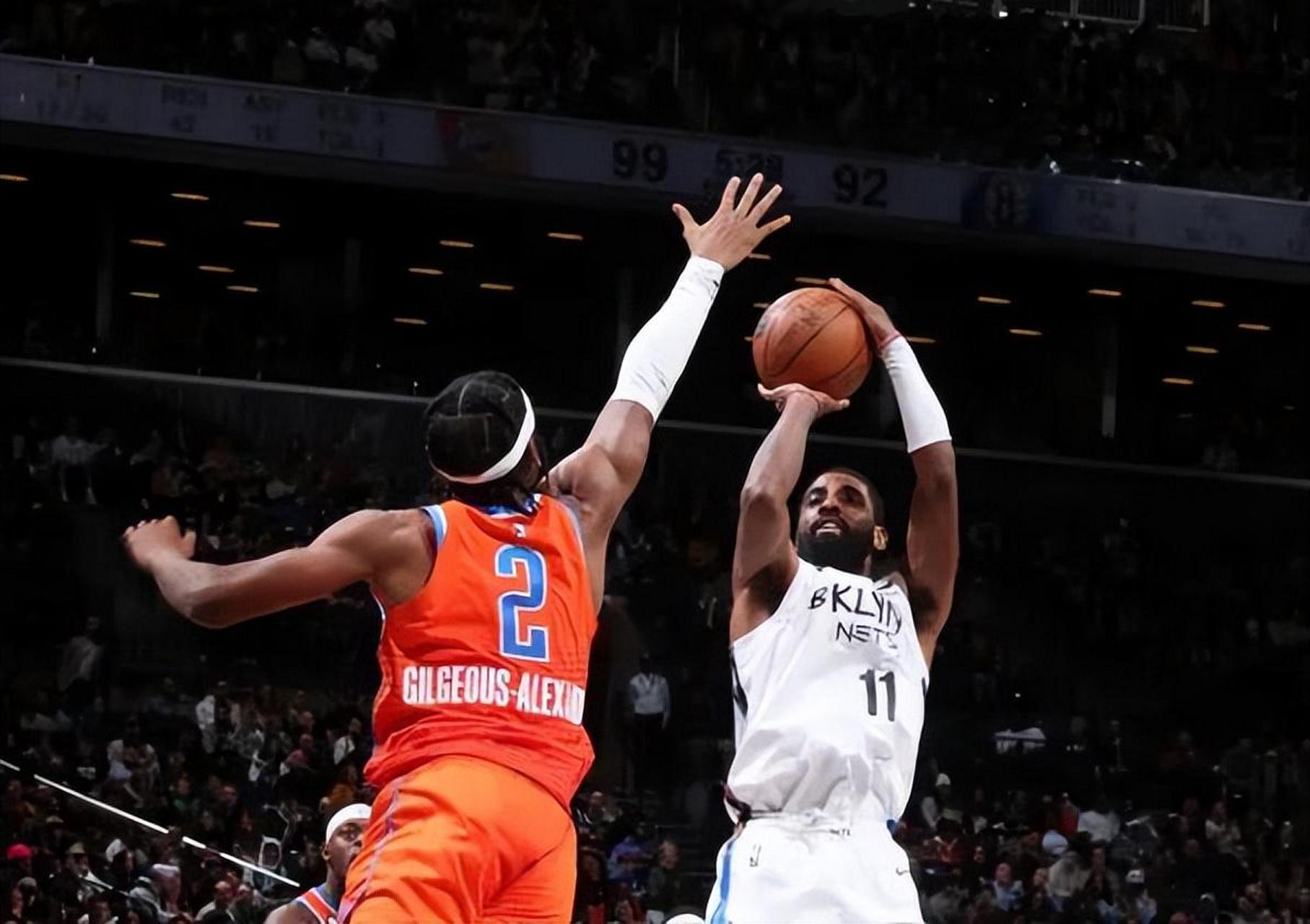 篮网客场大胜雷霆，夺得连胜