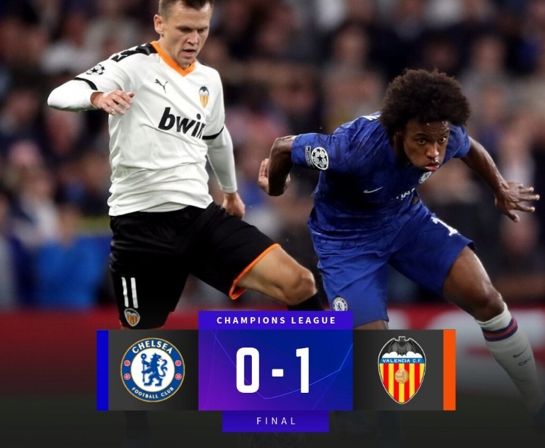 瓦伦西亚惨败告别,欧冠之路终结 瓦伦西亚惨败告别,欧冠之路终结