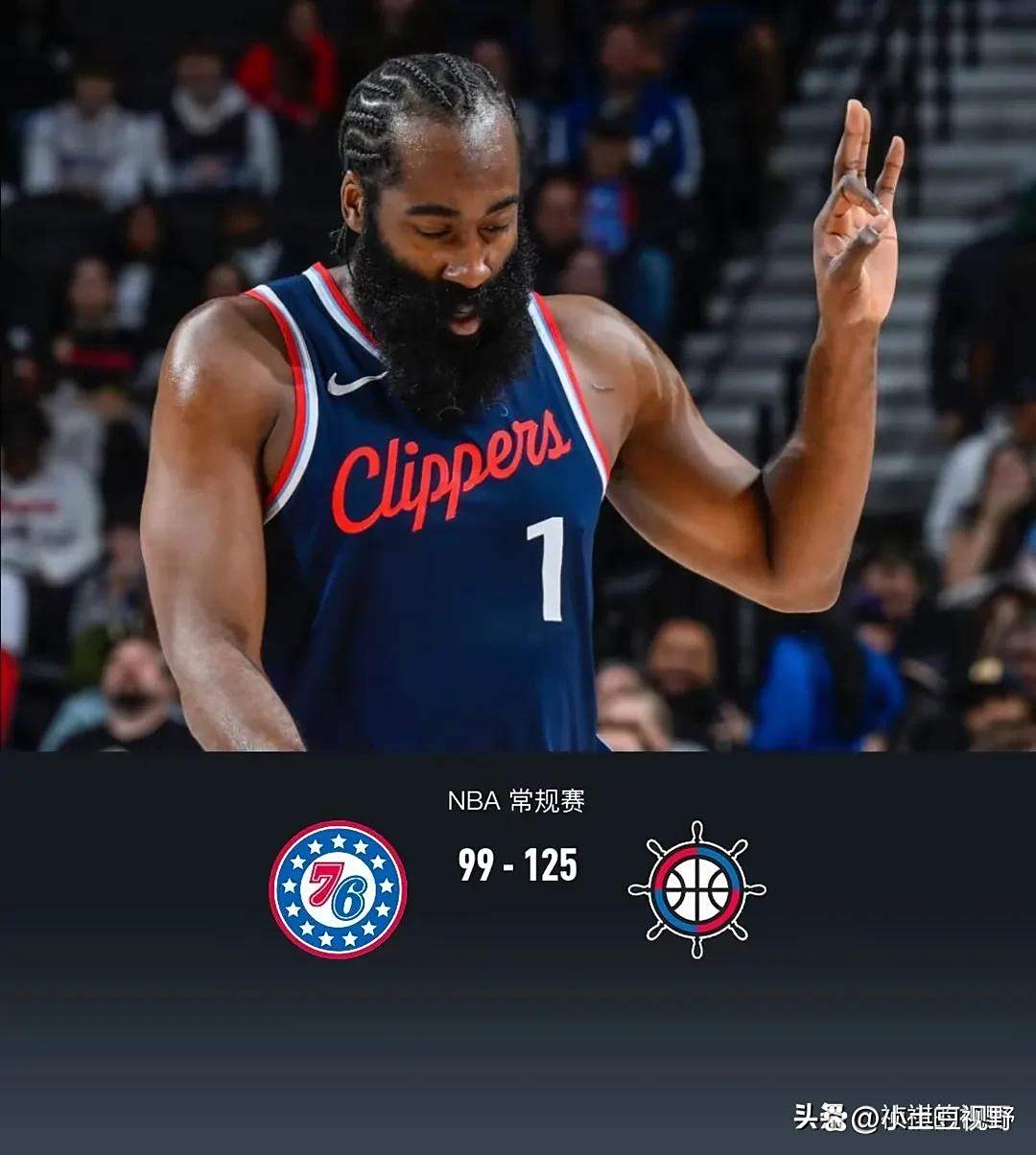 快船轻取76人，继续保持连胜